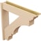 Ekena Millwork 7 1/2-in W x 36-in D x 36-in H Balboa Trad Rough Cedar Woodgrain TimberThane Outlooker, Primed Tan OUTUR075X36X36BOA04RCPR - alternate 2